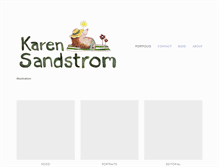 Tablet Screenshot of karensandstrom.com